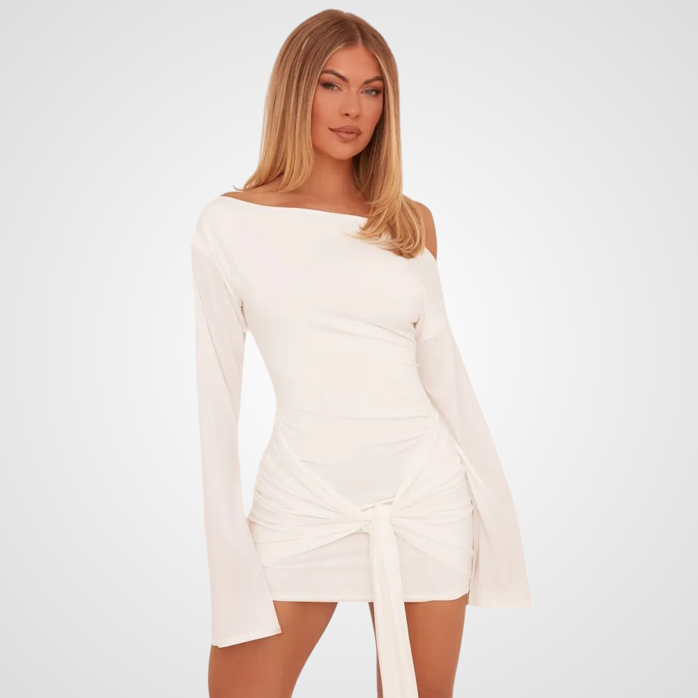 Issy Drape Sleeve Dress