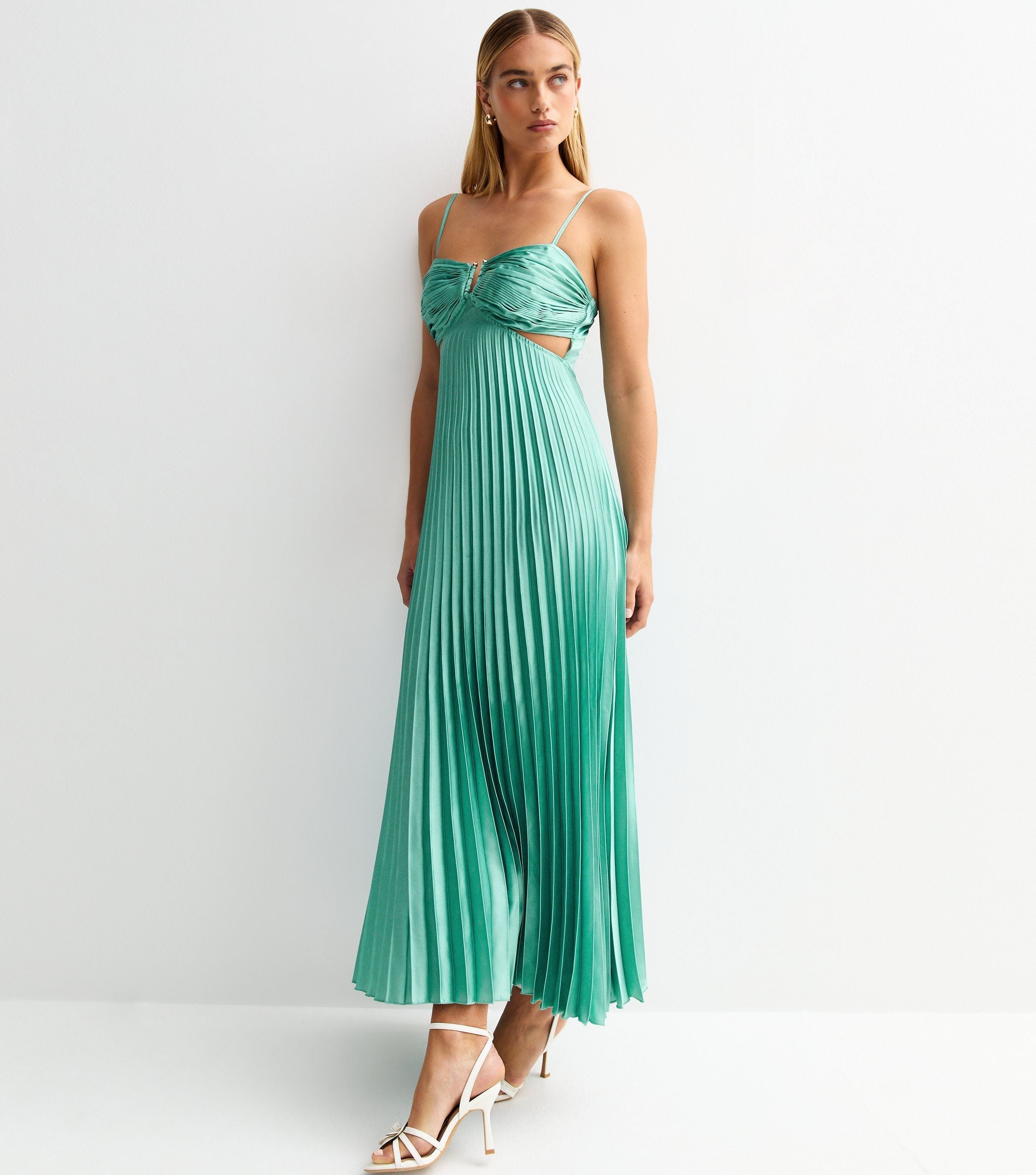 Ocean Blue Midi Dress