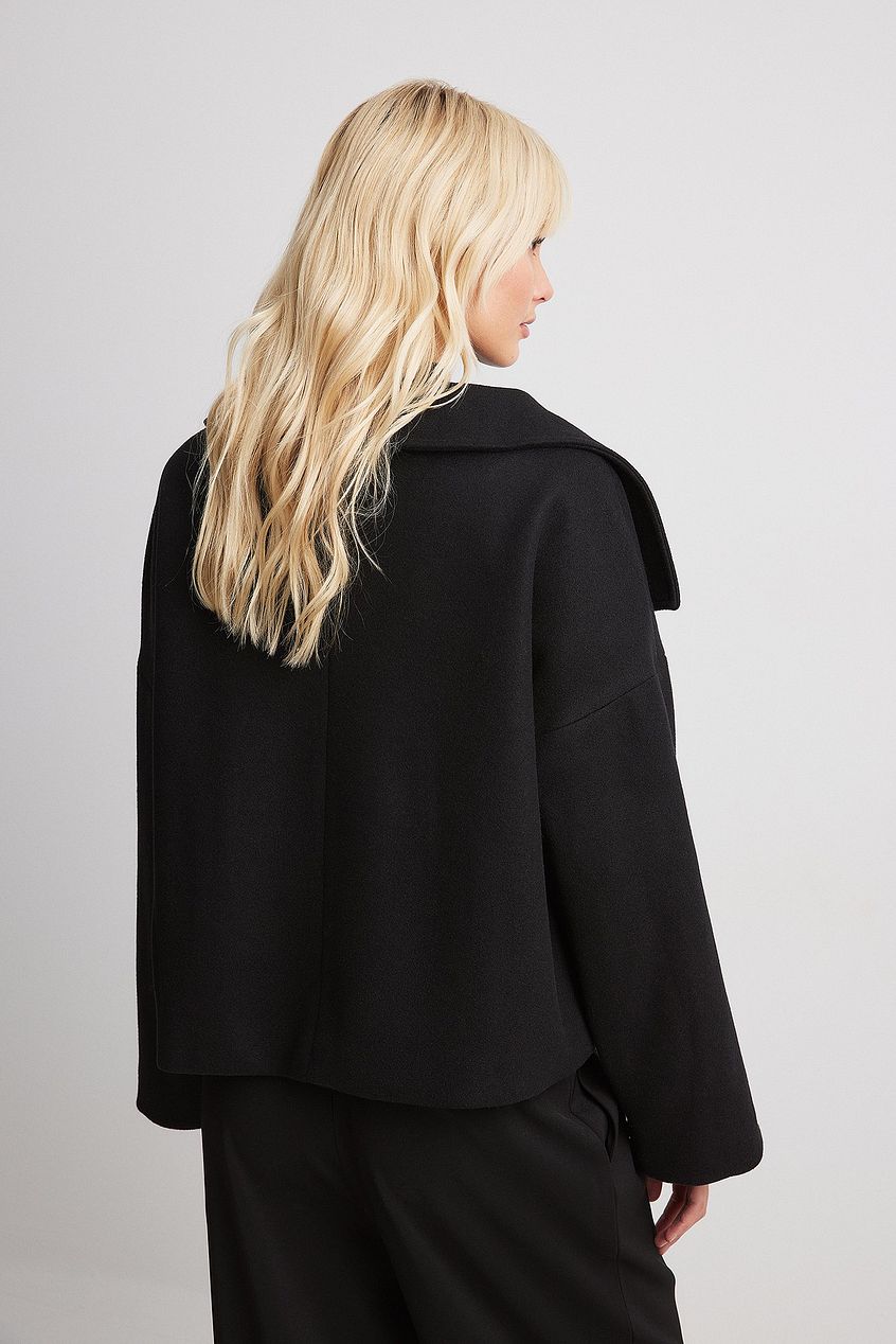 Ellie™ | Double Breasted Short Coat