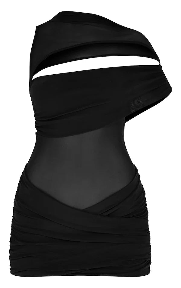 Mesh Mini Dress