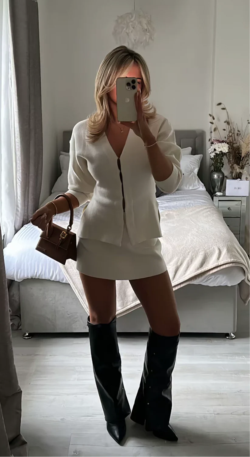 Brooke Ribbed Knitted Set