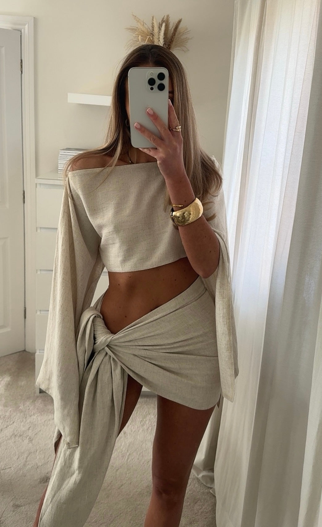 Ashley Linen Sarong Set
