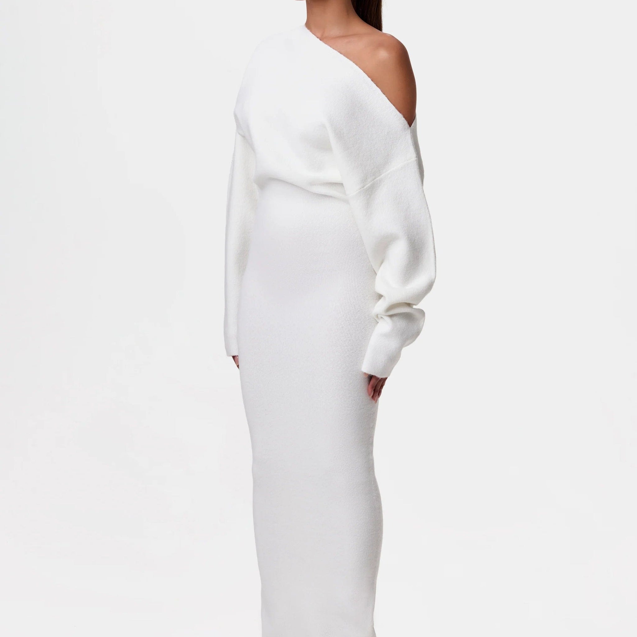Ariana | Drop Shoulder Sweater Dress