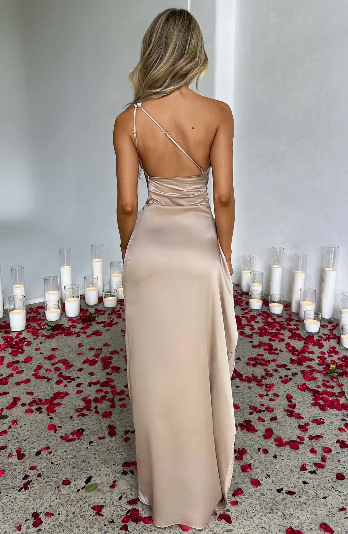 Luciana | Satin Grace Dress