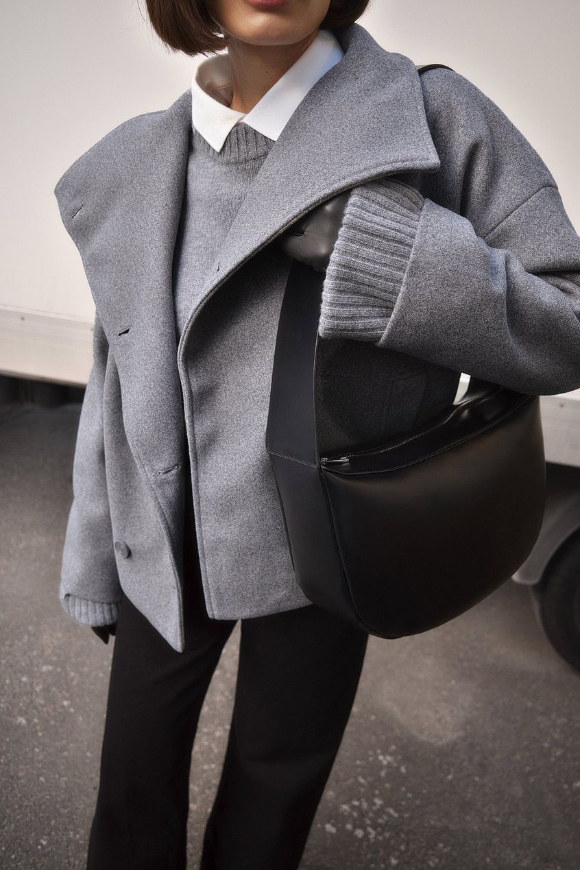 Ellie™ | Double Breasted Short Coat